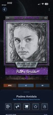 Star Wars Card Trader 2026 11th Anniversary Sketch Padme Amidala Purple
