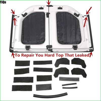 Hard Top Seal Kit for 2007-2018 Jeep Wrangler JK 17-PACK Interior Accessories #l