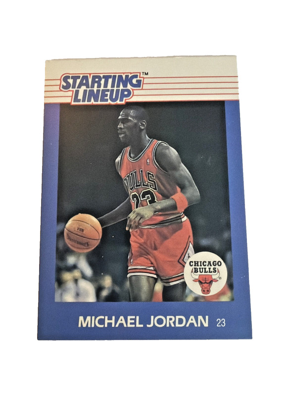 1988 Starting Lineup Michael Jordan Chicago Bulls Kenner Figure & Trading Card