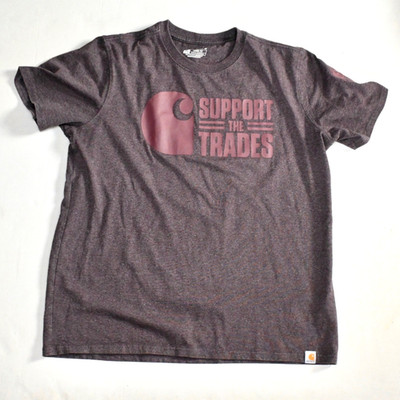 Carhartt Relaxed Fit Pocket T-Shirt SUPPORT THE TRADES Skills USA Size L / XL