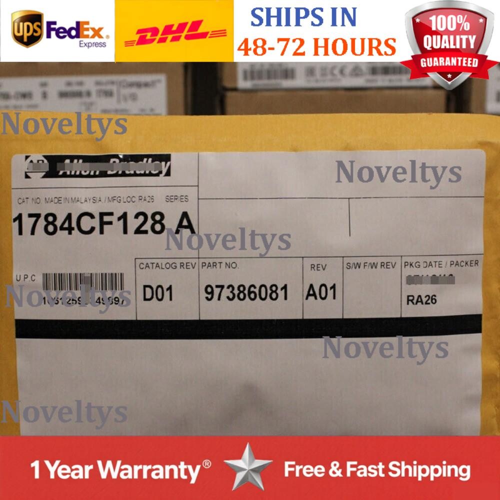 1784-CF128 ControlLogix CompactFlash Card Brand New AB Original Sealed 1784CF128