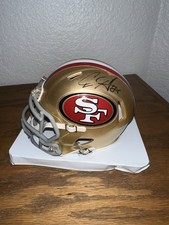 Carlos Hyde # 28 Signed Auto Matte Mini Helmet SF San Francisco 49ers Ohio State