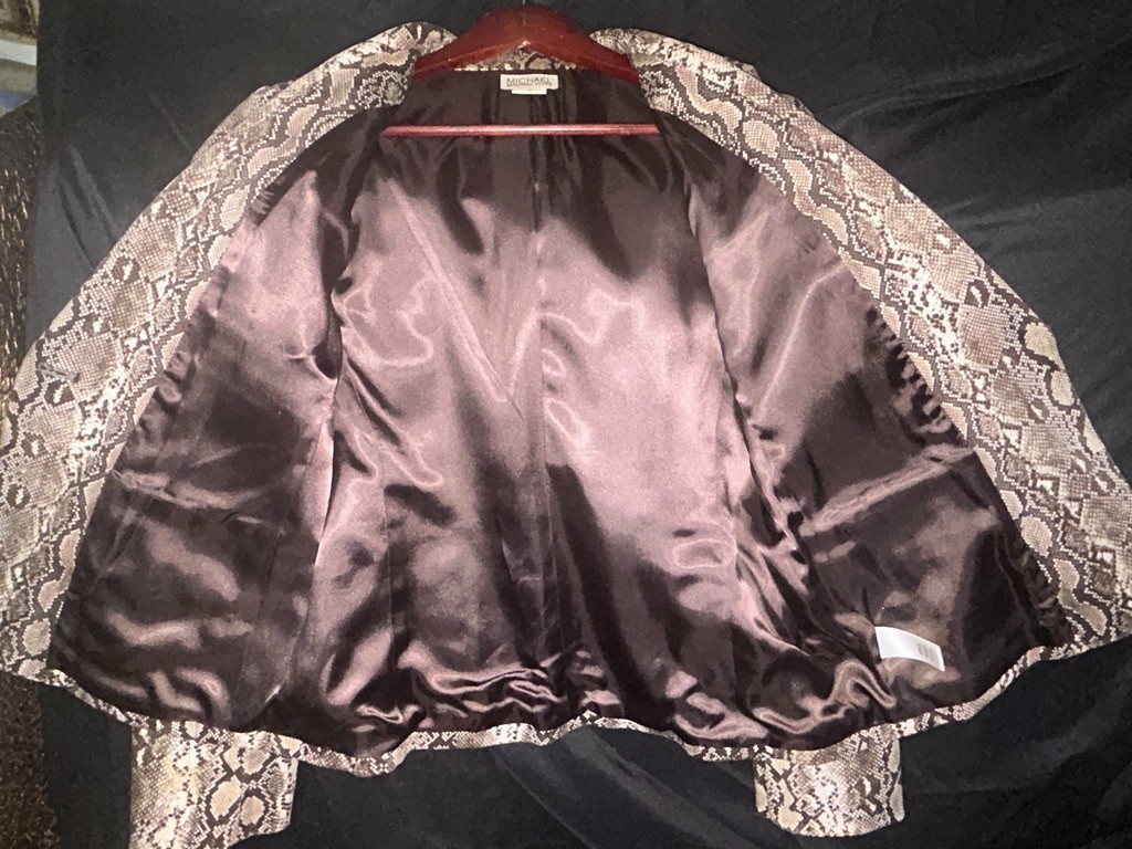 10 Michael Kors COTTON Blazer Jacket Python Snake… - image 5