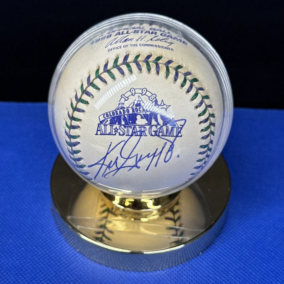 Ken Griffey Jr. Signed Autographed Major League Baseball COA Hologram - Image 2 of 4