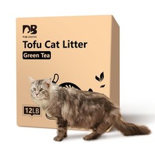 Cat Litter 12LB/2 Packs Dust-Free Clumping Tofu Cat Litter Quickly Absorb Odo...