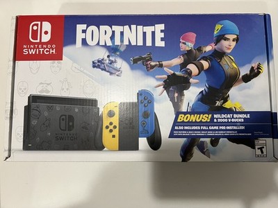 N.SWITCH/フォートナイトSpecial Nintendo Switch Fortnite Wildcat Bundle USA Version *NO CODE* Open
