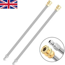 1/2xPressure Washer Extension Wand Rod 1/4 Inch Quick Connect Power Washer Lance