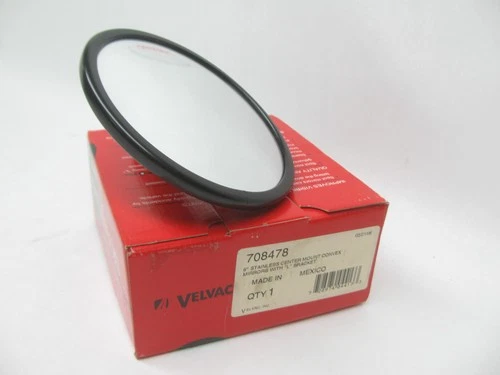 Velvac 708478  6" Center Mount Convex Mirrors, Stainless Steel