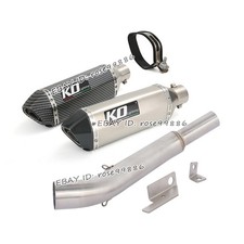 Silenciadores de tubo de enlace medio sistema de escape para Bajaj Pulsar 200 NS200 RS200 2015-2024