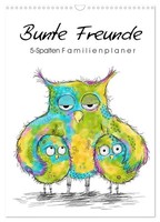 Heike Langenkamp | Bunte Freunde (Wandkalender 2026 Din A3 Hoch), Calvendo...