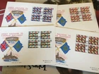 GB STAMPS RARE FIRST DAY COVER 1979 EUROPE SET IN BLOCKS OF FOUR
