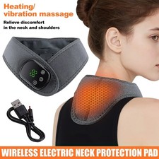 Electric Neck Massager Hot Compress Pain Relief,5 Heat Levels, 3 Vibration Modes