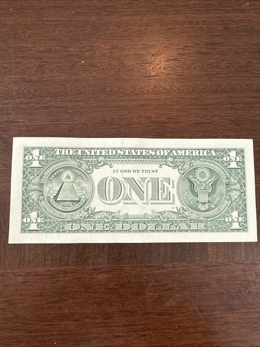 5 Of A Kind 5’s Trinary C55513553B 2021 $1 Dollar Bill Fancy Serial Number - Picture 6 of 6