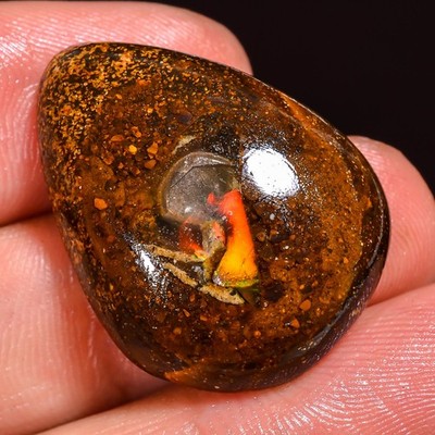 100% Natürlich Koroit Boulder Opal Cabochon Edelstein 27.80 Cts 20x26x6 MM TP778