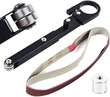 Belt Sander Attachment for 100 Electric Angle Grinder Sanding Belt Adapter