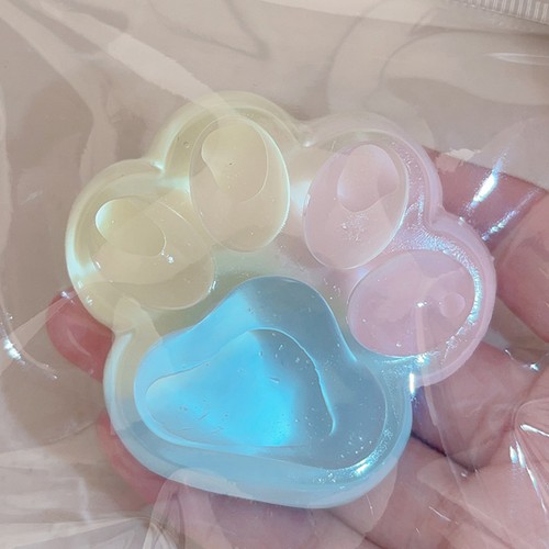 Paw Pinch Toy Cat Shape Soft Tpr Stress Relief for Kids Teens Adults Transparent - Picture 3 of 9