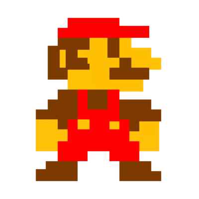 8 bit super mario sticker logo window laptop bumper vinyl decal 90s