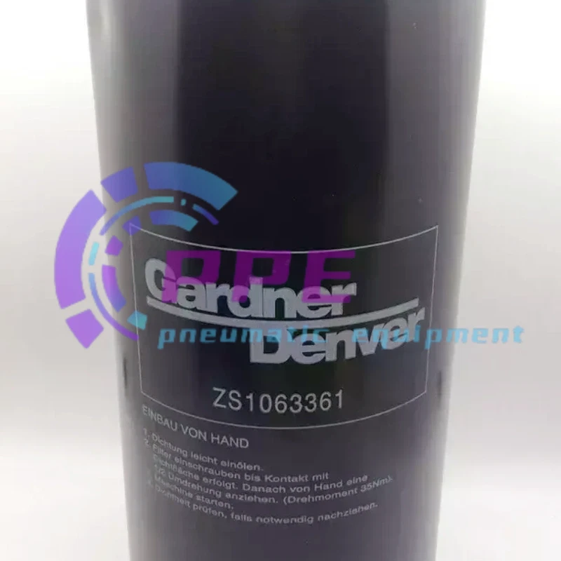 Новый элемент масляного фильтра ZS1063361 для воздушного компрессора Gardner Denver 1063361 - Изображение 4 из 4