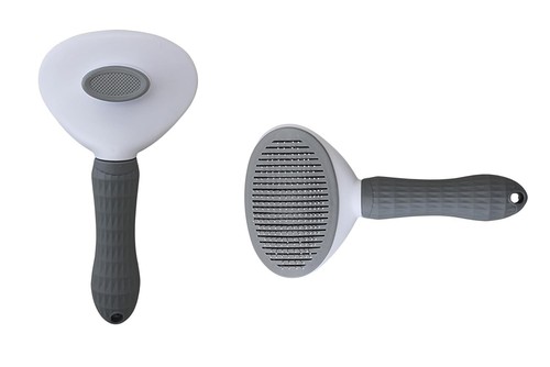 Self-Cleaning Pet Grooming Brush for Dogs & Cats - Easy De-Shedding Tool - 第 7/13 張圖片