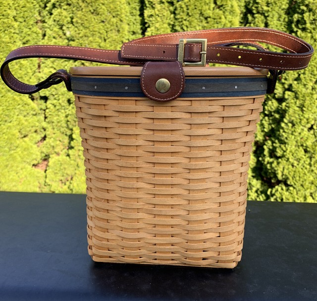 Longaberger Collector Club Large Saddlebrook Basket Purse 2001 eBay