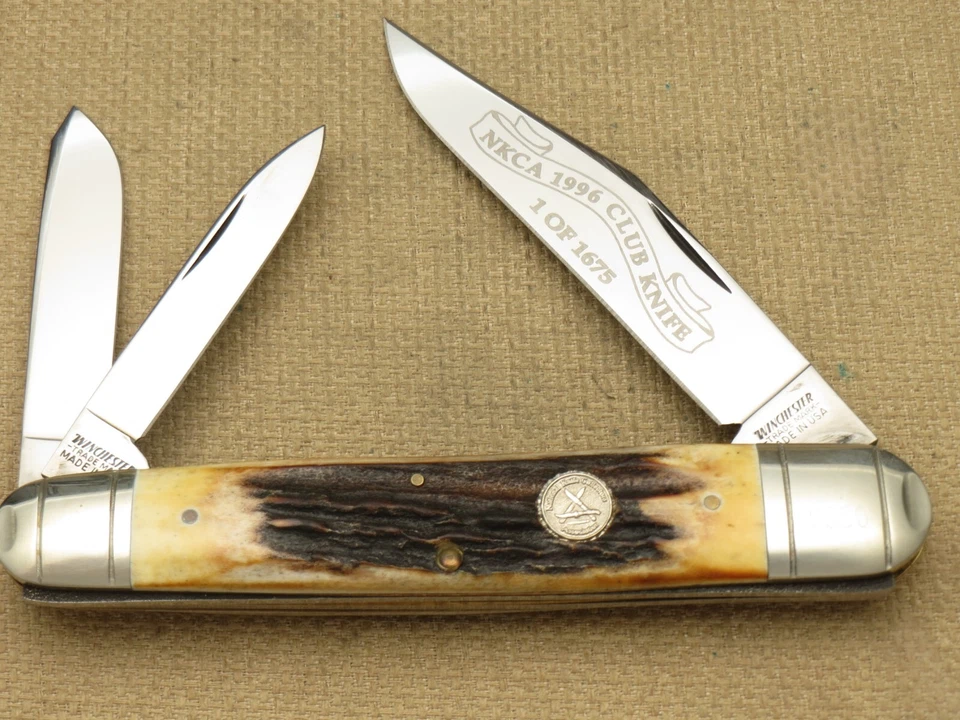 Winchester de Bluegrass/Queen 350101 1996 tabla de mangas Whittler ciervo asas NKCA Foto 2 de 4