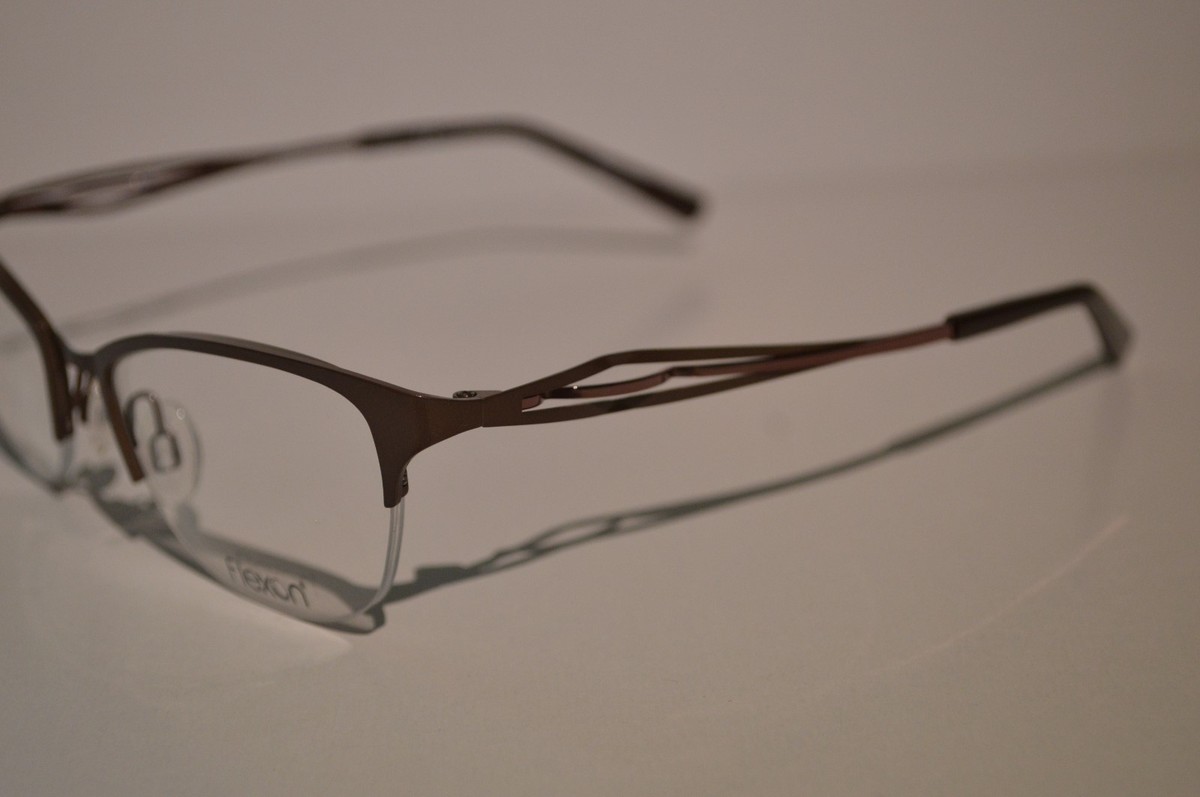 NEW FLEXON MAE 210 Brown Eyeglasses 53mm with Flexon Case Flexon Glasses W3000 210 main image 3
