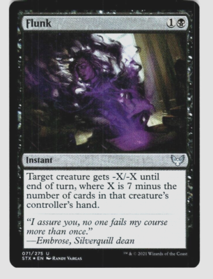 MTG Strixhaven: School of Mages Flunk Foil 071/275 | eBay