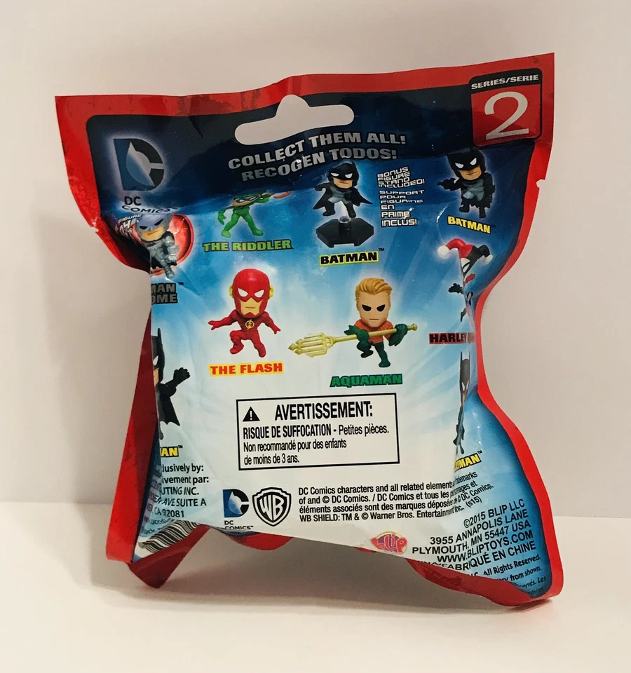 DC Comics Series 2 Original Minis Figures Blind Bag Pack Lot of 3 Pack NEW - Imagem 3 de 3