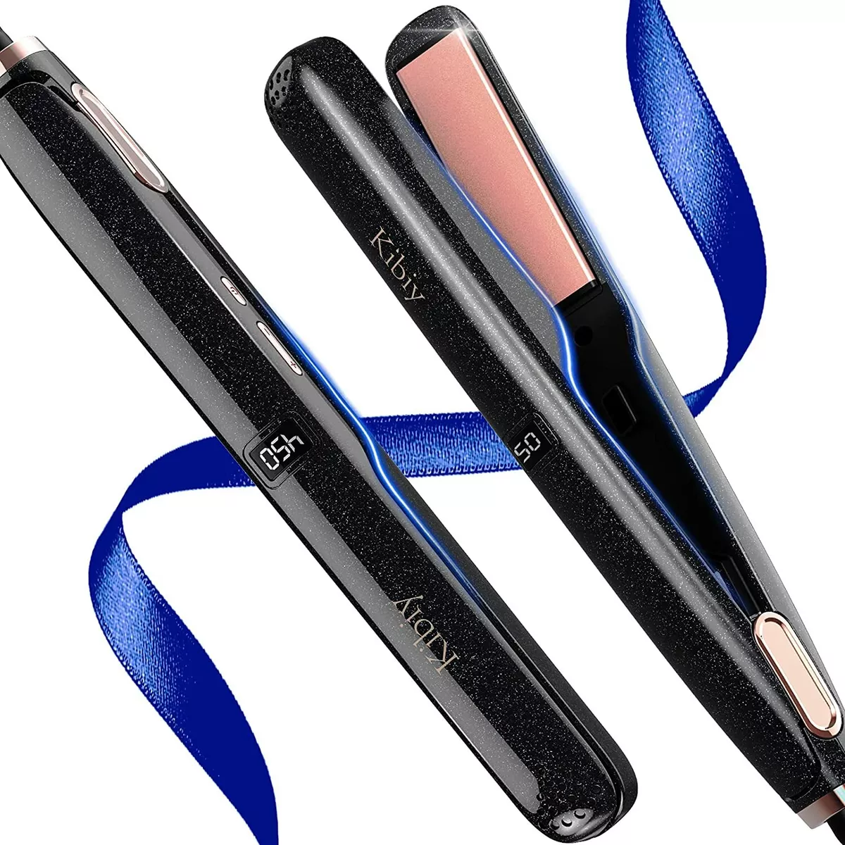 Curved clearance straightening iron