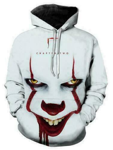 Pennywise Horror Clown 3D Print Unisex 