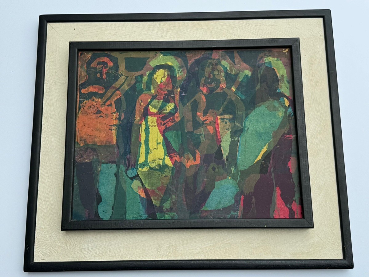 SISTER MARY CORITA KENT SERIGRAPH SILKSCREEN RARE EARLY ABSTRACT
