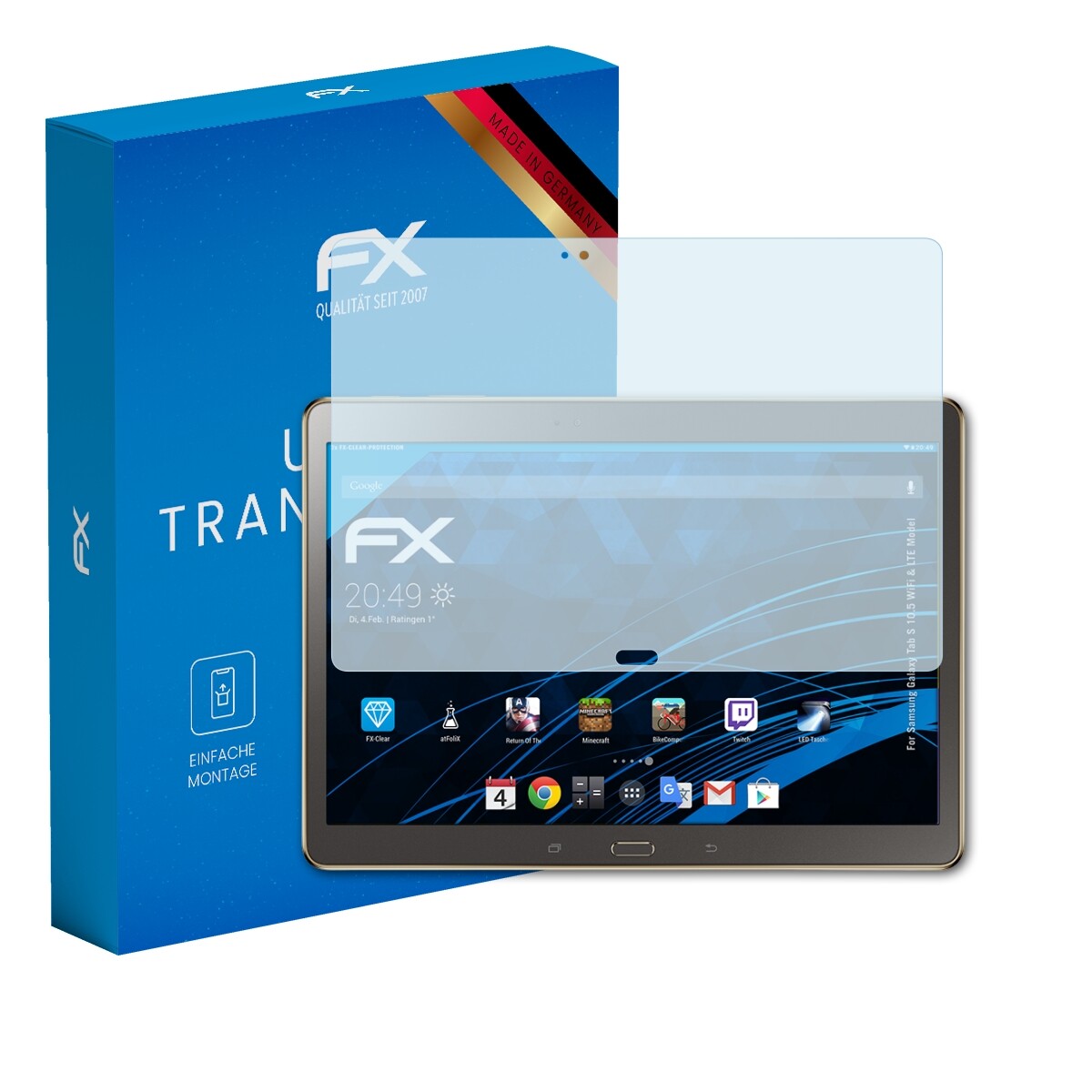 AtFoliX Screen Protector Samsung Galaxy Tab S 10.5