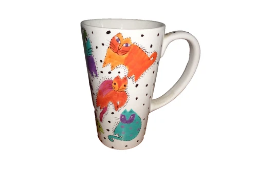 LAUREL BURCH 6.25" Latte Mug Cats