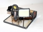 VINTAGE Business CARD Holder METAL SCULPTURE for REAL ESTATE Person BROKER AGENT — photo 4