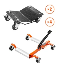 VEVOR Car Dolly Wheel Tire Dolly Heavy Duty Skate Moving Lift Jack