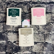 Stampin Up Classic Stampin Pad Water Based Dye Ink Pad Set of 3 Pink Green
