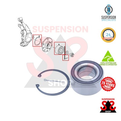 Front Axle Wheel Bearing Kit Suit HOLDEN Barina 1.4 RS Turbo BARINA Hatchback