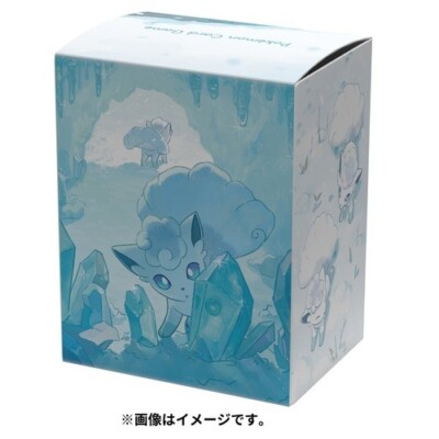 Pokemon Card Game Deck box Case Alolan Vulpix