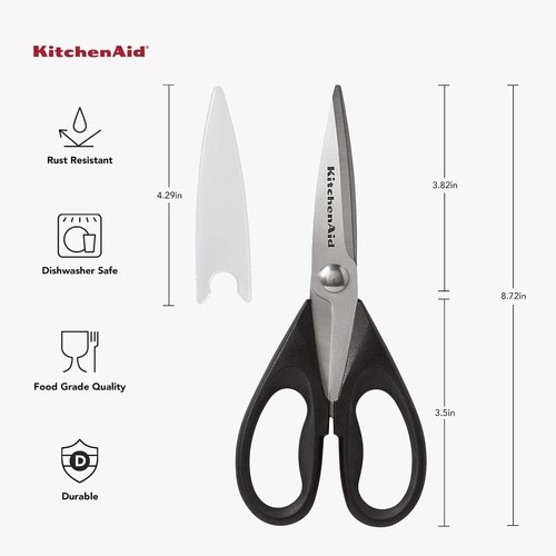 KitchenAid All Purpose Kitchen Shears with Protective Sheath for Everyday use, - Picture 9 of 11