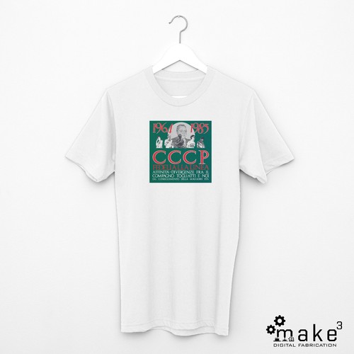 T-shirt CCCP Fedeli alla linea (Aghia Sophia enjoy tshirt maglia musica cotone) - Foto 5 di 5