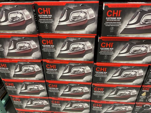 CHI Electronic Clothing Iron w Retractable Cord Titanium-Infused Soleplate 1700W - Picture 10 of 10