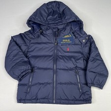 Polo Ralph Lauren Toddler 4T Winter Down Navy Winter Jacket Coat Water Resistant