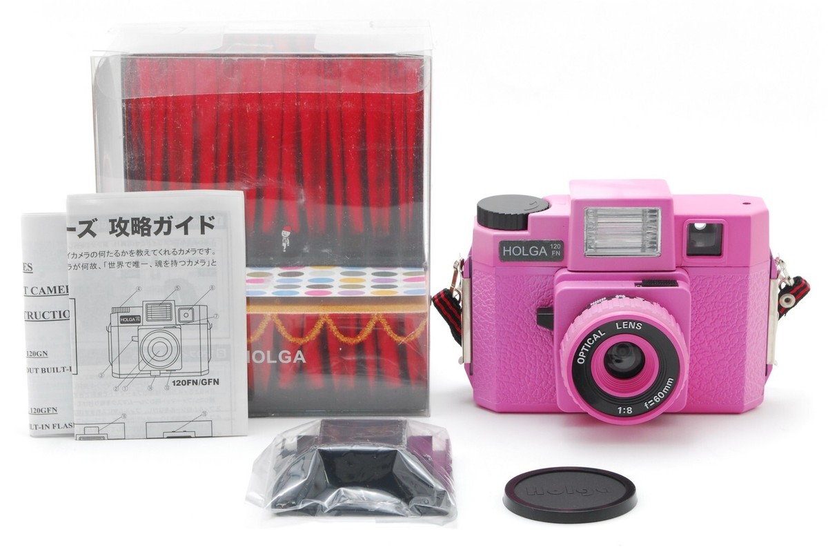 Toy Camera Holga Camera Sd Card MINT] Holga 120 CFN Pink