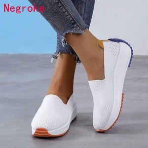 Moda Mujer Zapatos Planos Resbalón Transpirable En Mocasines Zapatos De  Otoño | eBay