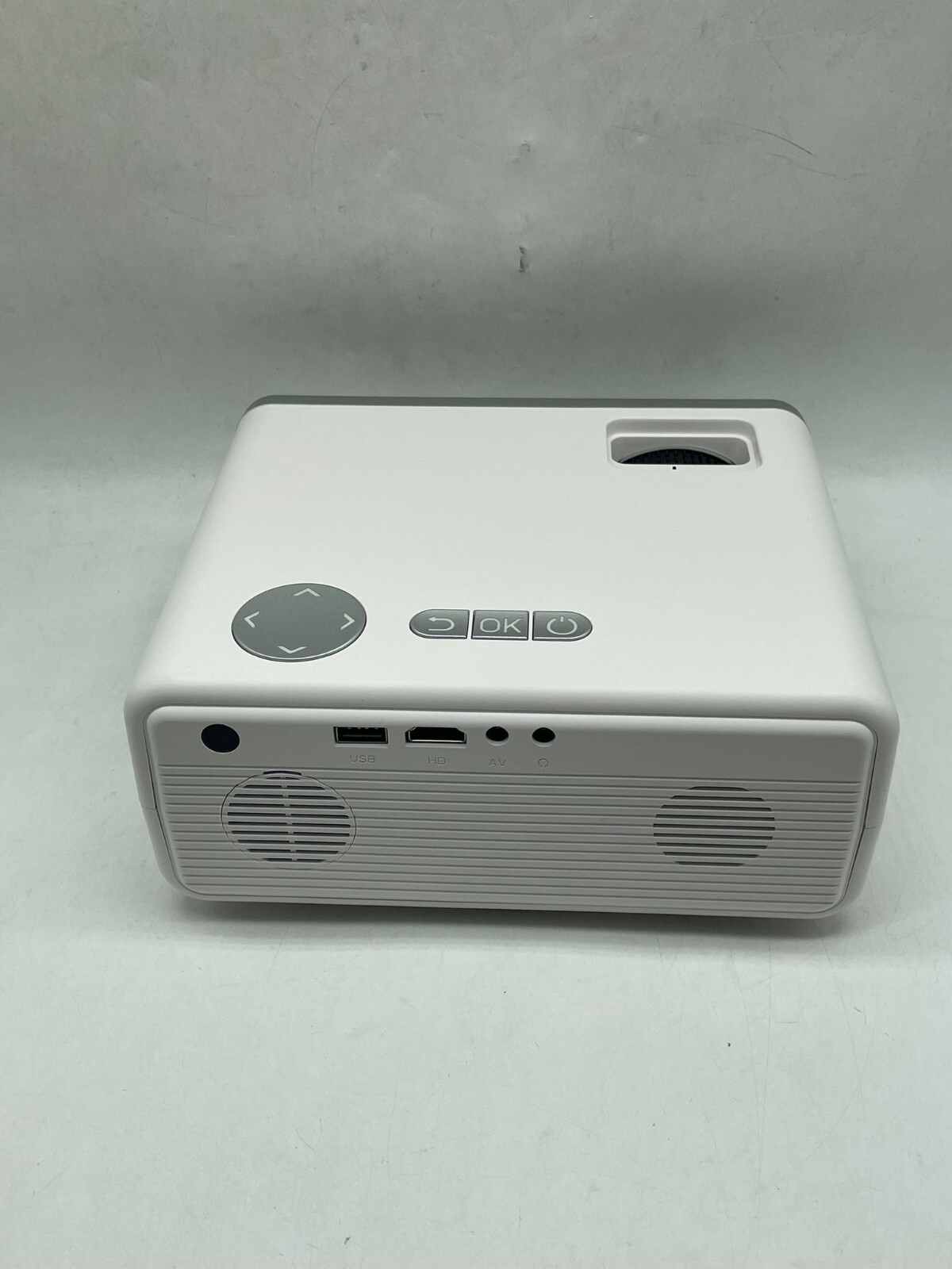 Mini Projector with WiFi and Bluetooth, 450ANSI 1080P FHD Home Movie Projector