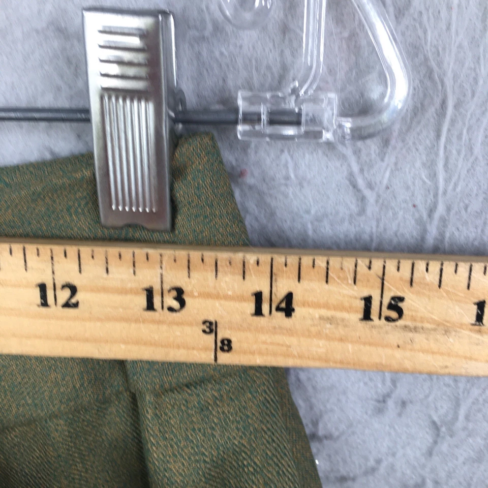 Falda Vintage Hecha a Mano Mujer Pequeña Verde Oficina Carrera Años 60 Retro Envoltura Preppy Foto 4 de 4