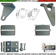 Fissaggio Dei Motori Cancello Battente Kit Staffe Ricambio Borchie E Forcella Ps