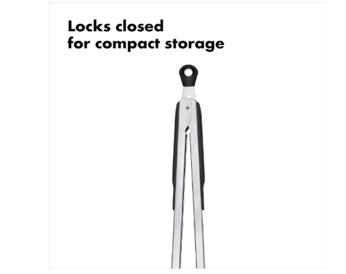 Pinzas de cocina de 12" cabezales de nailon para cocinar porción transferencia segura de alimentos antideslizantes - Imagen 7 de 8