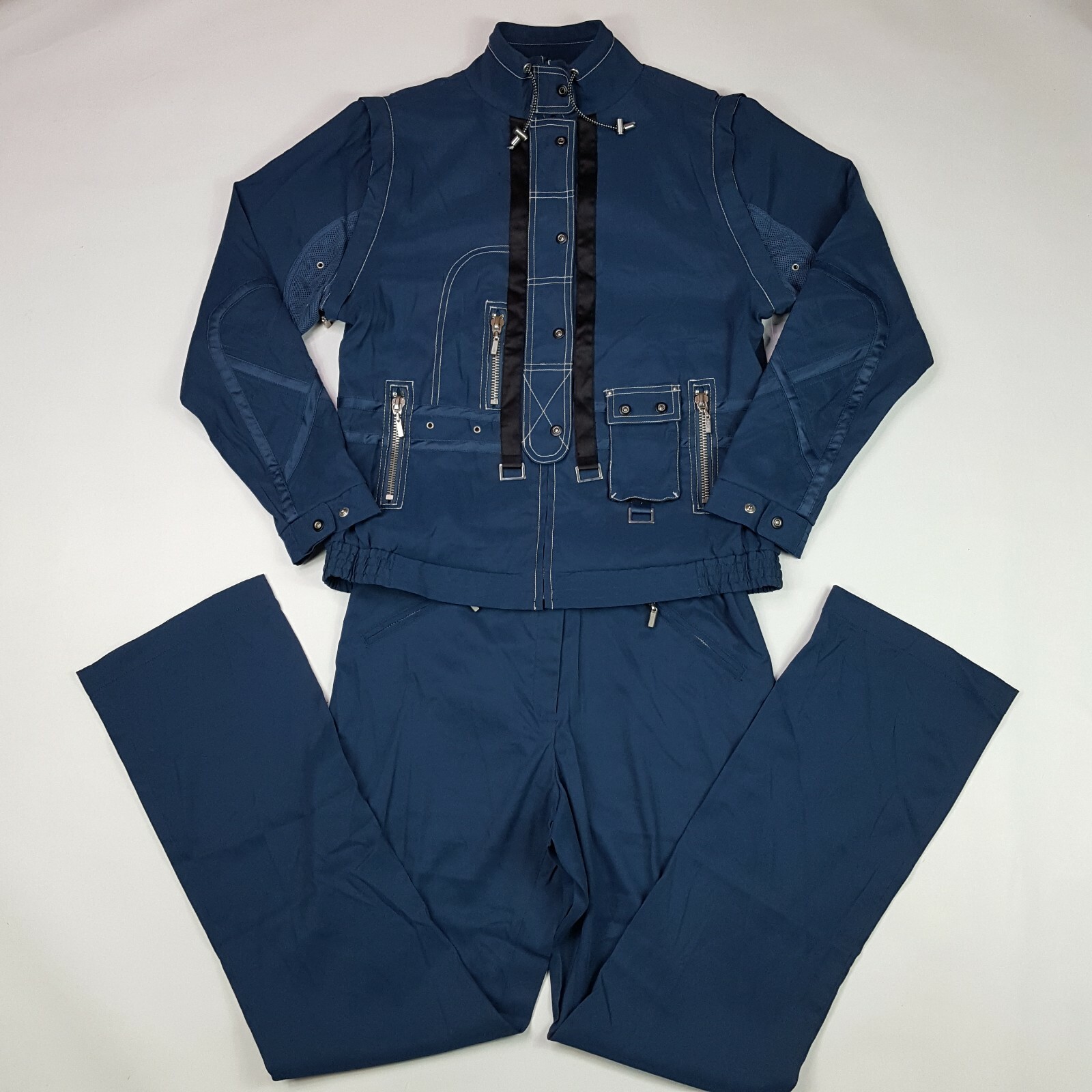 Jamie Sadock 2 Piece Womens S Cargo Track Suit Athletic Windbreaker Jacket  Pants