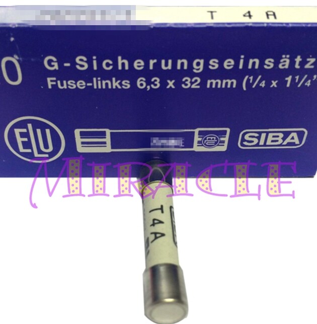 10PC/BOX New FOR SIBA 189140 T4A H500V Fuse | eBay